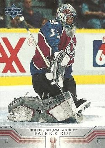 #276 Patrick Roy - Colorado Avalanche - 2001-02 Upper Deck Hockey