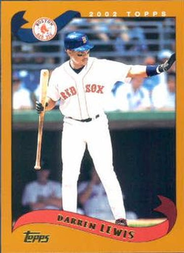#276 Darren Lewis - Boston Red Sox - 2002 Topps Baseball
