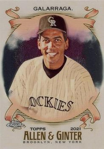 #276 Andres Galarraga - Colorado Rockies - 2021 Topps Allen & Ginter Chrome Baseball