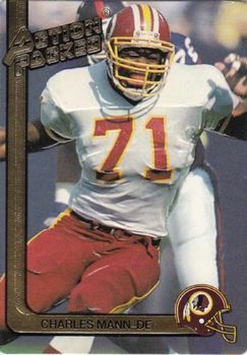 #276 Charles Mann - Washington Redskins - 1991 Action Packed Football