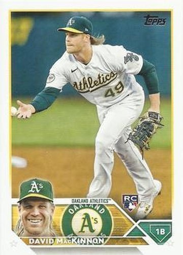 #276 David MacKinnon - Oakland Athletics - 2023 Topps Baseball