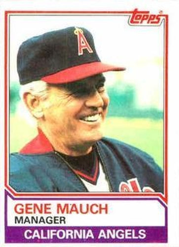 #276 Gene Mauch - California Angels - 1983 Topps Baseball