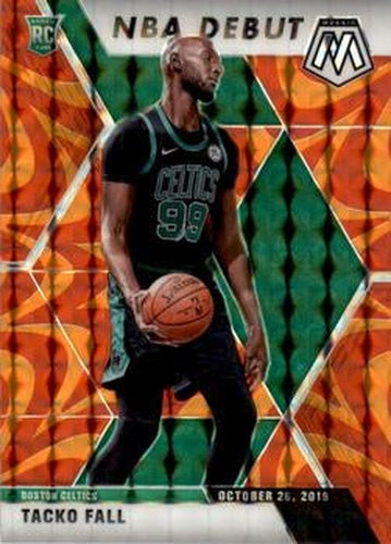 #276 Tacko Fall - Boston Celtics - 2019-20 Panini Mosaic - Reactive Orange Basketball
