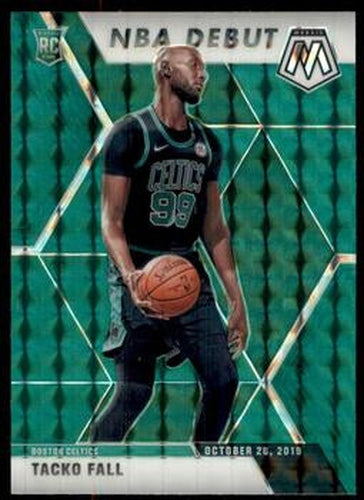 #276 Tacko Fall - Boston Celtics - 2019-20 Panini Mosaic - Green Prizm Basketball