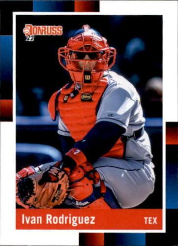 #276 Ivan Rodriguez - Texas Rangers - 2022 Donruss Baseball