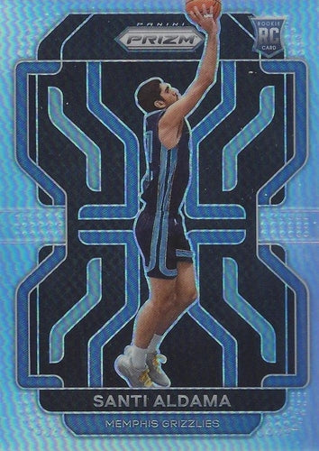#276 Santi Aldama - Memphis Grizzlies - 2021-22 Panini Prizm - Silver Basketball
