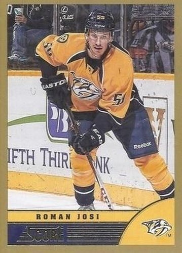 #276 Roman Josi - Nashville Predators - 2013-14 Score - Gold Hockey