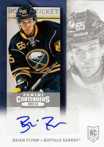 #276 Brian Flynn - Buffalo Sabres - 2013-14 Panini Contenders Hockey
