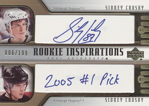 #276 Sidney Crosby - Pittsburgh Penguins - 2005-06 Upper Deck Rookie Update Hockey