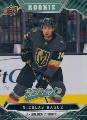 #276 Nicolas Hague - Vegas Golden Knights - 2019-20 Upper Deck MVP Hockey