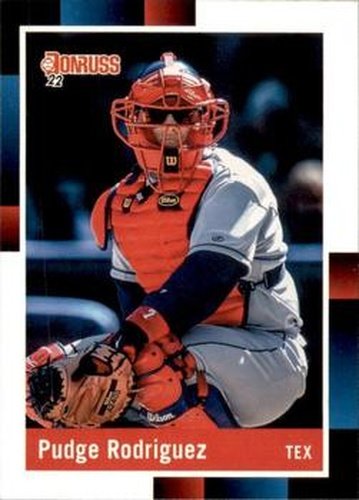 #276b Ivan Rodriguez - Texas Rangers - 2022 Donruss Baseball