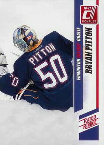 #276b Bryan Pitton - Edmonton Oilers - 2010-11 Donruss Hockey