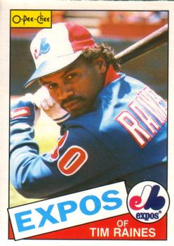 #277 Tim Raines - Montreal Expos - 1985 O-Pee-Chee Baseball