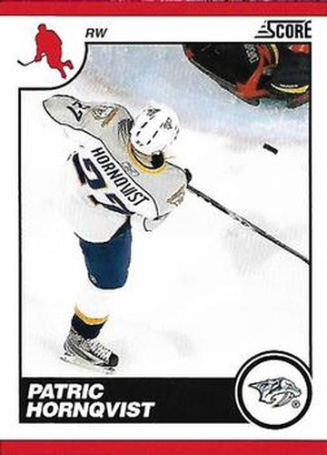 #277 Patric Hornqvist - Nashville Predators - 2010-11 Score Hockey