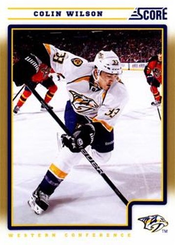 #277 Colin Wilson - Nashville Predators - 2012-13 Score - Gold Rush Hockey