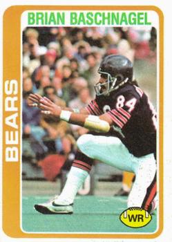 #277 Brian Baschnagel - Chicago Bears - 1978 Topps Football