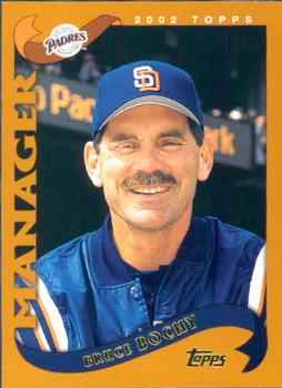 #277 Bruce Bochy - San Diego Padres - 2002 Topps Baseball