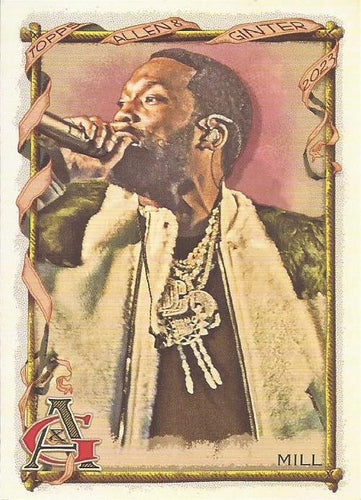 #277 Meek Mill - 2023 Topps Allen & Ginter Baseball