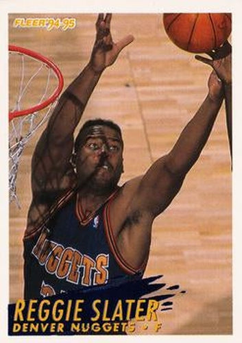 #277 Reggie Slater - Denver Nuggets - 1994-95 Fleer Basketball