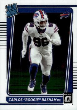 #277 Carlos "Boogie" Basham - Buffalo Bills - 2021 Donruss Optic Football