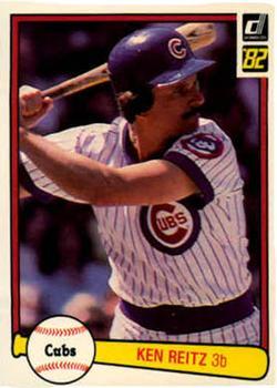 #277 Ken Reitz - Chicago Cubs - 1982 Donruss Baseball