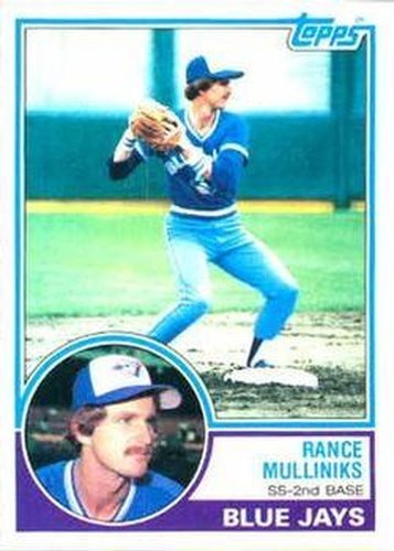 #277 Rance Mulliniks - Toronto Blue Jays - 1983 Topps Baseball