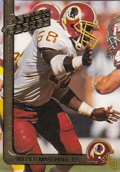 #277 Wilber Marshall - Washington Redskins - 1991 Action Packed Football