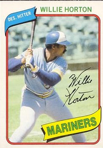 #277 Willie Horton - Seattle Mariners - 1980 O-Pee-Chee Baseball