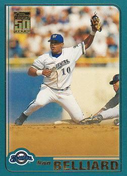 #277 Ronnie Belliard - Milwaukee Brewers - 2001 Topps Baseball