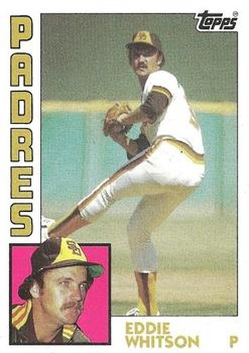 #277 Eddie Whitson - San Diego Padres - 1984 Topps Baseball