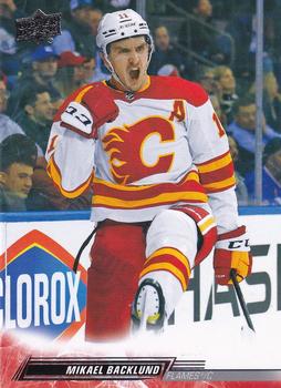 #278 Mikael Backlund - Calgary Flames - 2022-23 Upper Deck Hockey