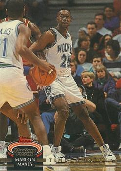 #278 Marlon Maxey - Minnesota Timberwolves - 1992-93 Stadium Club Basketball