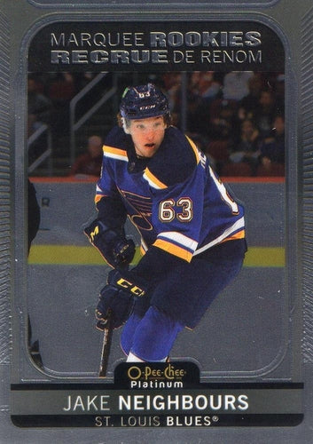 #278 Jake Neighbours - St. Louis Blues - 2021-22 O-Pee-Chee Platinum Hockey