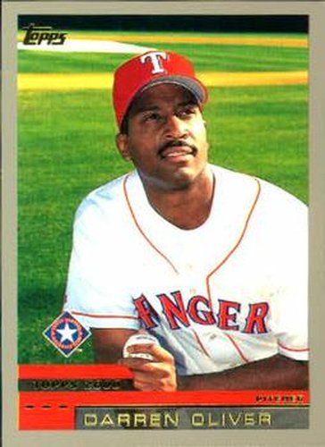 #278 Darren Oliver - Texas Rangers - 2000 Topps Baseball