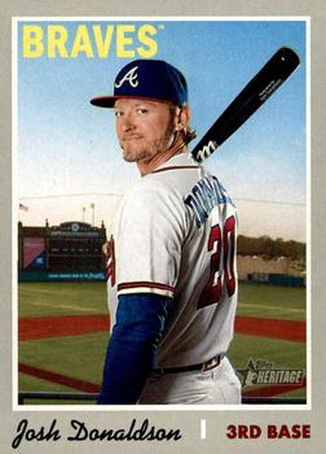 #278 Josh Donaldson - Atlanta Braves - 2019 Topps Heritage Baseball