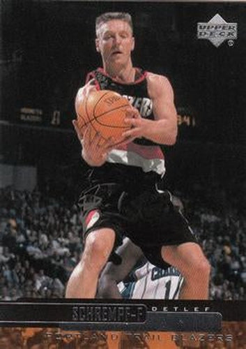 #278 Detlef Schrempf - Portland Trail Blazers - 1999-00 Upper Deck Basketball