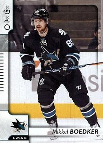 #278 Mikkel Boedker - San Jose Sharks - 2017-18 O-Pee-Chee Hockey