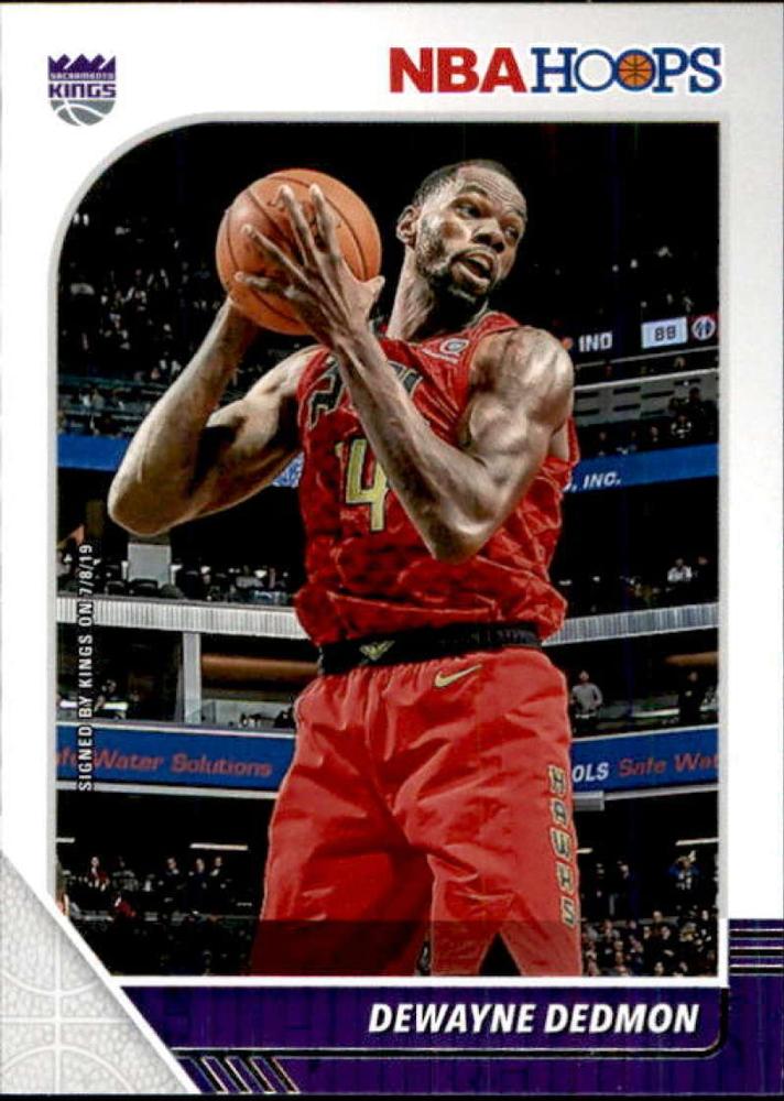 #278 Dewayne Dedmon - Sacramento Kings - 2019-20 Hoops Basketball
