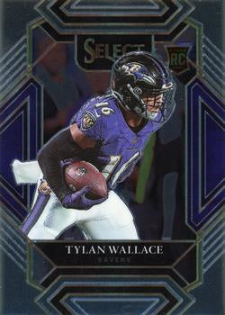 #278 Tylan Wallace - Baltimore Ravens - 2021 Panini Select Football
