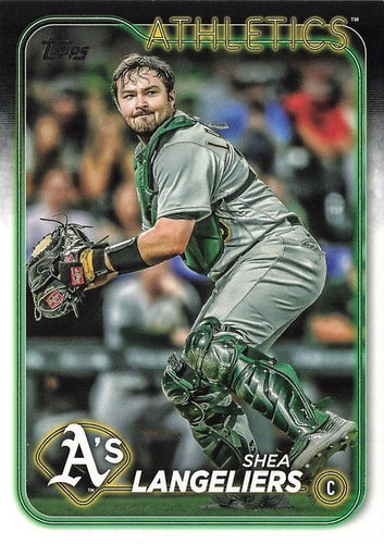 #278 Shea Langeliers - Oakland Athletics - 2024 Topps Baseball