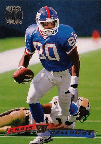 #278 Chris Calloway - New York Giants - 1996 Stadium Club Football