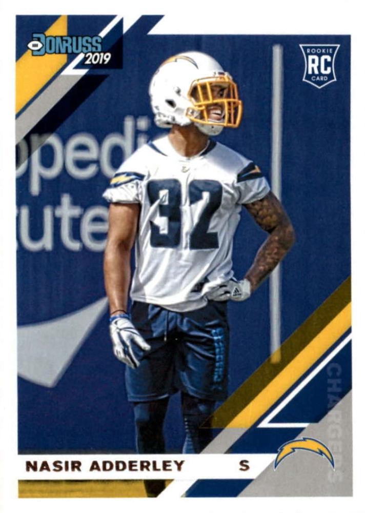 #278 Nasir Adderley - Los Angeles Chargers - 2019 Donruss Football