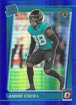 #278 Andre Cisco - Jacksonville Jaguars - 2021 Donruss Optic - Blue Hyper Football