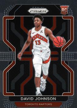 #278 David Johnson - Toronto Raptors - 2021-22 Panini Prizm Basketball