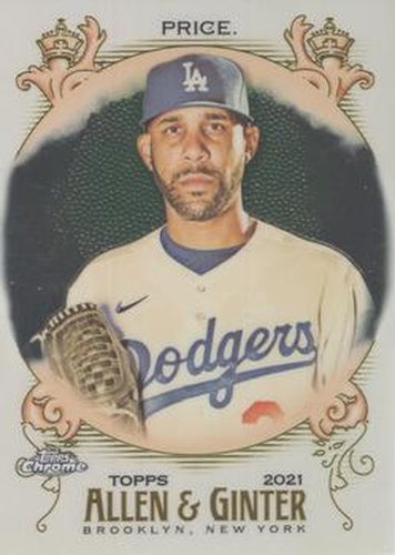 #278 David Price - Los Angeles Dodgers - 2021 Topps Allen & Ginter Chrome Baseball