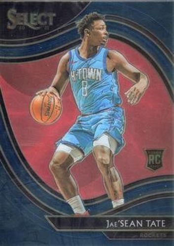 #278 Jae'Sean Tate - Houston Rockets - 2020-21 Panini Select - Blue Basketball