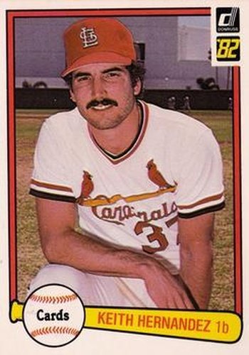 #278 Keith Hernandez - St. Louis Cardinals - 1982 Donruss Baseball
