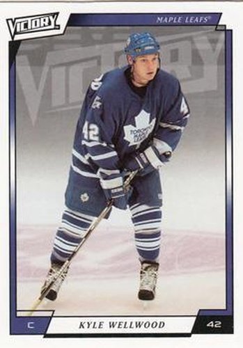 #278 Kyle Wellwood - Toronto Maple Leafs - 2006-07 Upper Deck Victory Update Hockey