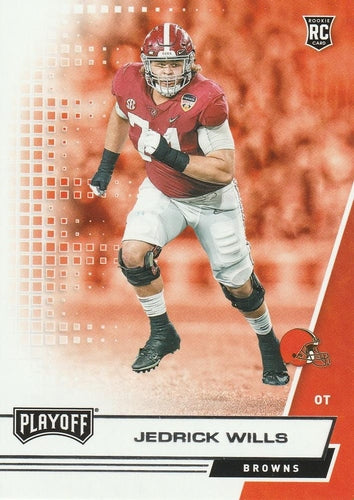 #278 Jedrick Wills - Cleveland Browns - 2020 Panini Playoff Football