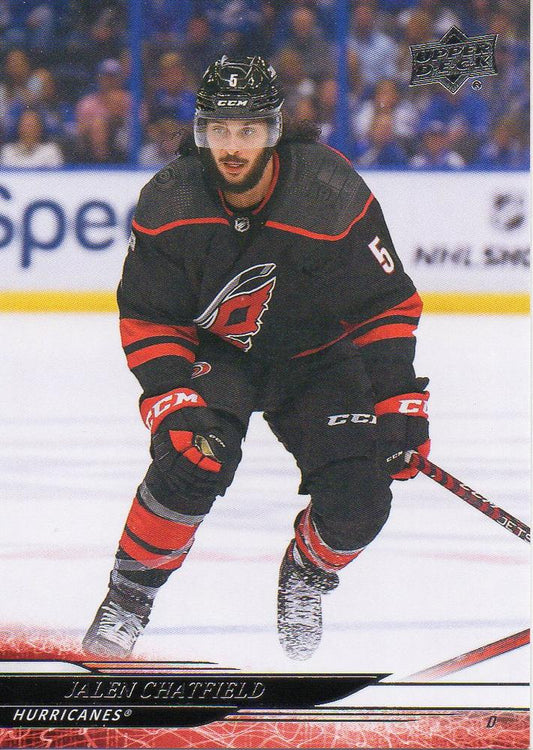 #278 Jalen Chatfield - Carolina Hurricanes - 2024-25 Upper Deck Hockey